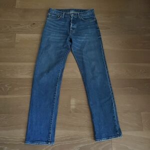 Buck Mason Blue Straight Men Jeans